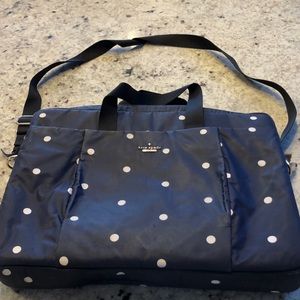 Kate spade polka dot laptop bag